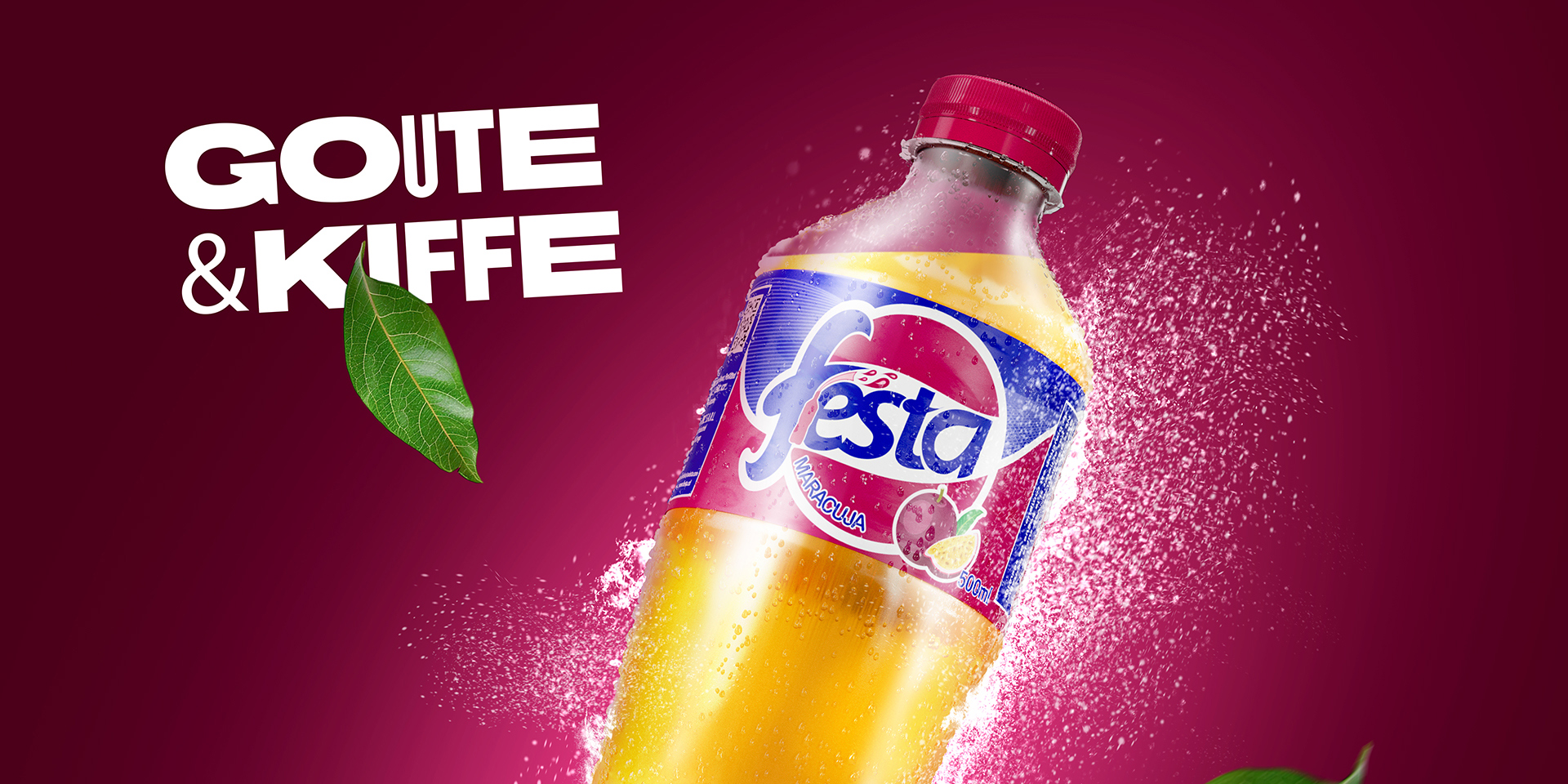 Jus gazeux Festa Maracuja 500 ml pour la famille