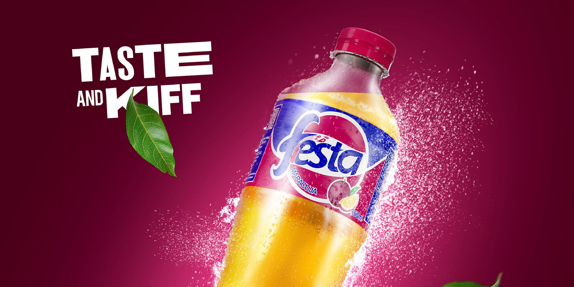 Festa Maracuja 500 ml carbonated juice for family