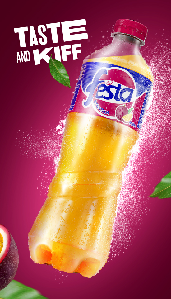 Refreshing soft drink Maracuja 500 ml family size